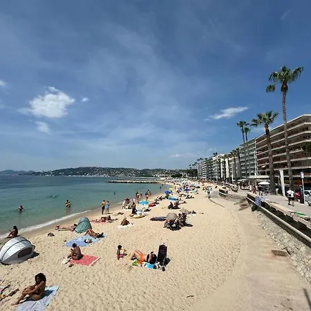 Le Bay Side- Standing 2 Prs - 30m Plages - Clim アンティーブ
